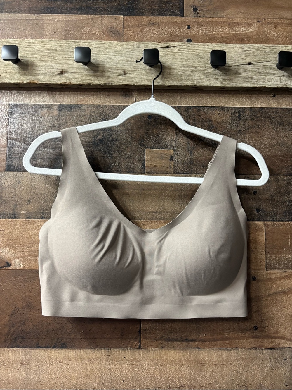 Maurices Beige Wireless Seamless Bra